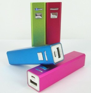 Mini Hợp kim nhôm ống vuông ngân hàng điện 2600mAh sạc di động - Product Image 4