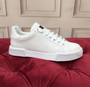 Sneaker di Design Versatili Verniciate da Coppia Scarpe da <span class=keywords><strong>Donna</strong></span> Modello Board in <span class=keywords><strong>Pelle</strong></span> Sportive e per il Tempo Libero Bianche da Uomo Fuori Ufficio - Product Image 4