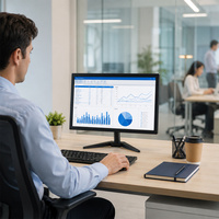Moniteur d'ordinateur de bureau LED 19 pouces à prix d'usine OEM avec fréquence de rafraîchissement de 75 Hz pour ordinateurs de bureau