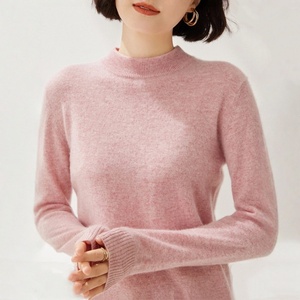 Maglioni Casual da <span class=keywords><strong>Donna</strong></span>, Pullover Lavorato a <span class=keywords><strong>Maglia</strong></span> Senza Cuciture, <span class=keywords><strong>Maglia</strong></span> a Collo Semi-Alto, Maglietta Intima in <span class=keywords><strong>Maglia</strong></span> - Product Image 5