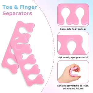 Sponge <strong>Toenail</strong> Separator Soft <strong>Toenail</strong> Spreader Manicure and Pedicure Tool Suitable for Nail Salon or Home Use - Product Image 3