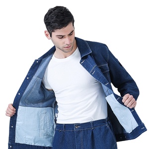 Streetwear Patchwork dames Jeans coton marque Jeans hommes coupe régulière <span class=keywords><strong>veste</strong></span> <span class=keywords><strong>Jean</strong></span> pantalon femme hommes ensembles - Product Image 1