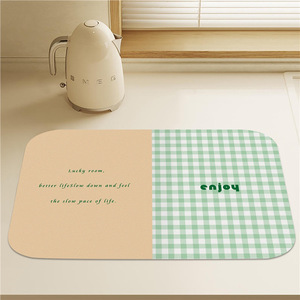 <span class=keywords><strong>Tapis</strong></span> <span class=keywords><strong>de</strong></span> séchage <span class=keywords><strong>de</strong></span> vaisselle absorbant l'eau, à séchage rapide, antidérapant, résistant à la saleté, lavable, pour comptoir <span class=keywords><strong>de</strong></span> cuisine, évier ou sous un égouttoir - Product Image 3