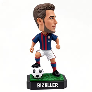 2026 für individuelle 3D-Foto-Harz-Trophäen, handbemalte Fußballstar-Spieler-Dekorationen, Teamlogo-Basis, personalisierte Auszeichnung - Product Image 4