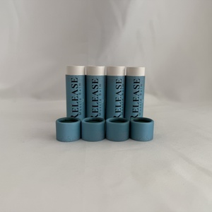 Wholesale Natural Cylinder Cosmetic Cardboard Packaging Bamboo Design Lip Balm Push up Paper <b>Tube</b> <b>Metal</b> Container Lipstick <b>Tube</b> - Product Image 2