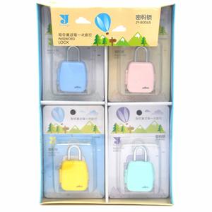 उच्च गुणवत्ता वाले मजबूत जस्ता मिश्र धातु सामग्री मिनी पैडलॉक वाटरप्रूफ स्मार्ट संयोजन लॉक उच्च सुरक्षा सुविधाओं के साथ हैंडबैग के लिए - Product Image 5