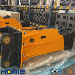 Marteau hydraulique silencieux HOMIE pour excavatrice, burin 42CrMo, compatible avec les machines Sany, Volvo, Cat - Product Image 2