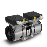 Large Flow HNBR Electric Diaphragm Small Gas Pump 12V 24V DC Oil Free Micro Diaphragm air Pump for Vacuum Suction