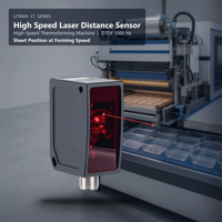 Capteur de mesure de distance à thermoformage haute vitesse Senzor Laser DT35 DTOF 1000Hz 10m pour positionnement de feuilles, service de marque privée
