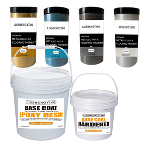 Lsy 32oz Jar kim loại mica bột sắc tố phụ gia với Epoxy Epoxy Urethane polyaspartic cho lớp phủ sàn kim loại và sơn - Product Image 1