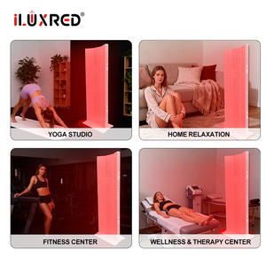 Panel Terapi Cahaya Merah ILUXRED Smart Screen Control, Perangkat Kecantikan Seluruh Tubuh LED Inframerah Dekat NIR Dengan Dudukan Vertikal - Product Image 5