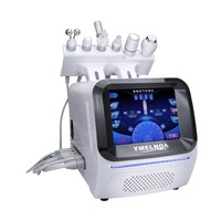 Soins de la peau professionnels 6 en 1 Aqua Facial Machine Microdermabrasion Facial Beauté Machine Hydrogène Oxygène 6 en 1 Machine