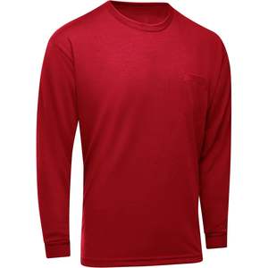 Camiseta de trabajo de rendimiento de manga larga para hombre Red Kap con bolsillo central - Product Image 3