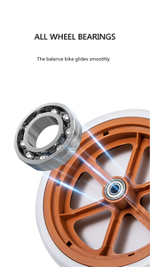 Nuovo Design di buona qualità da esterno a quattro <span class=keywords><strong>ruote</strong></span> senza pedali stabile in alluminio per bambini - Product Image 6