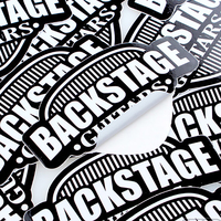 Etiquetas Adhesivas Personalizadas con Logotipo, Vinilo PVC, Letras Troqueladas para Promoción