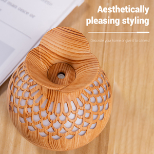 Top người bán không khí cầm tay tạo độ ẩm 7 màu LED ánh sáng ban đêm USB hạt gỗ Nhà Phòng Ngủ siêu âm Mist không khí tạo độ ẩm khuếch tán - Product Image 4