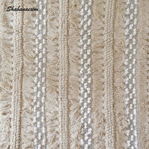 Tapis de sol tissés marocains, design bohème, tapis pour salon, tapis en coton, tapis décoratifs brodés indiens, tapis d'accueil bohème - Product Image 1