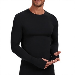 Choice Hot New Mens Bodysuit <b>Undershirts</b> Slim Shaper Onesie Vest Jumpsuits Thermal <b>Long</b> <b>Sleeve</b> Sports Bodybuilding Singlets - Product Image 3