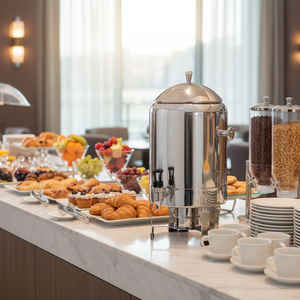 Urne à café avec pieds en acier inoxydable - Product Image 2