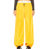 Individueller abnehmbarer Reißverschluss Herren weites Bein lockere Hosen Passform Street-Stil Hip Hop Nylon-Jogger Fallschirmschuho