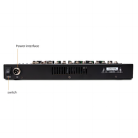 Console de mixage Audio avec Microphone numérique USB, amplificateur de mixage Audio karaoké professionnel avec mezcladoras de music digitales