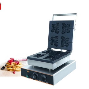 Máquina de gofres comercial Máquina de gofres de mariposa Equipo de gofres belgas - Product Image 5