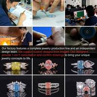 Diamante Sintético CVD Cultivado en Laboratorio, Corte Esmeralda, Azul Intenso, Certificado IGI, al por Mayor, para Joyería
