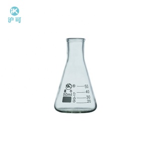 Huke Tùy Chỉnh Miệng Hẹp 5 ~ 10000Ml Phòng Thí Nghiệm Hình Nón Đáy Phẳng - Product Image 1
