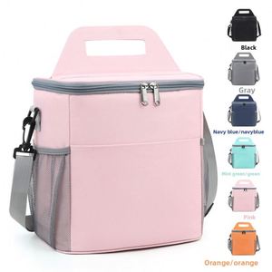 Sac isotherme pour le déjeuner, personnalisé avec logo, portable, imperméable, en Oxford, étanche, en PEVA, pour adultes, pour pique-nique en plein air, pour aliments - Product Image 4