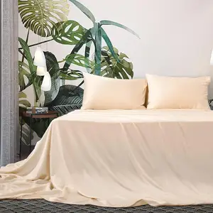 Luxury Bed Sheet Pure Tencel 100% King Size Bedsheet Bedding Set Lyocell Bed Sheets Bed Linen Deep Pockets