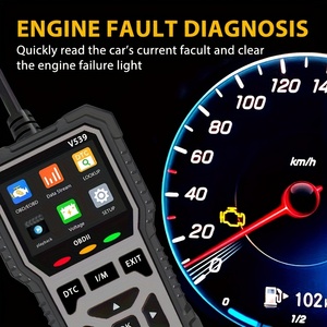 2025 V539 OBD2 Scanner aggiornamento USB alimentato lettore di codice di guasto per auto 1996 + <span class=keywords><strong>OBD</strong></span> II protocollo veicoli compresi camion strumenti di scansione - Product Image 4