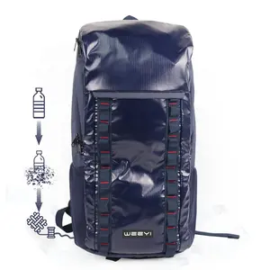 CHANGRONG Custom Recycled Fabric Large 30L Outdoor Travel Waterproof Backpack For Men