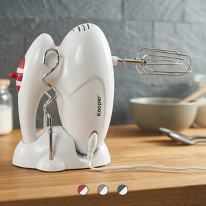 Impastatrice Elettrica Pedro 200W, 5 Velocità, Corpo in Acciaio Inox e Plastica, Peso 0,75kg, per Uso Domestico, Include Accessori per Miscelare - Product Image 3