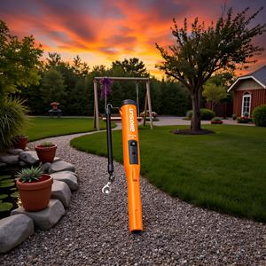 Máy dò đũa kim loại chống mưa allosun IP68, quét <span class=keywords><strong>360</strong></span> °, độ sâu 4.5 inch, 3 chế độ cảnh báo cho vàng, bạc và trang sức - Product Image 1