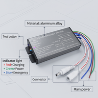 Kit d'alimentation d'urgence intelligent à LED, entrée AC85-265V, autonomie de 3 heures pour la conversion de panneaux lumineux LED High Bay, haute qualité