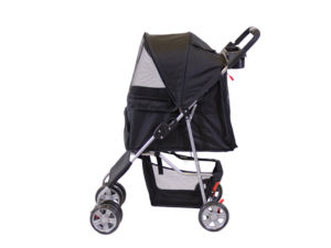 फोल्डेबल 4-पहिया स्वतंत्र ब्रेक टिकाऊ और प्रबलित पालतू स्टलर - Product Image 6