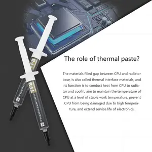 Thermalright TF8 고성능 열복합 페이스트 2 그램 13.8W/mK 모든 CPU 쿨러용 고내구성 컴퓨터 케이스 페이스트