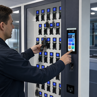 Système de contrôle électronique sécurisé des clés, casier intelligent pour clés avec suivi d'audit, armoire à clés RFID pour agences gouvernementales et entreprises