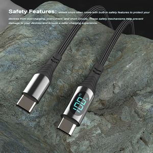 Cáp Type C to C 100W 240W dành cho sạc iPhone, cáp USB-C to iPhone 66W, cáp dữ liệu, cáp sạc USB cho iPhone, Laptop, Macbook - Product Image 6