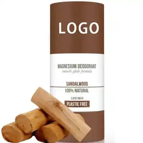 Private Label Biologisch Natuurlijk Sandelhout Anti-Transpirant Onderarm Deodorant Deodorant Stick Deodorant