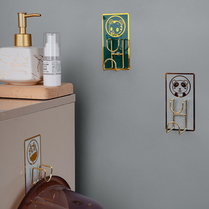 Wall Mounted Basin Rack Rectangle Punch Free Polished Finish For Bathroom <b>Kitchen</b> <b>Storage</b> - Product Image 4