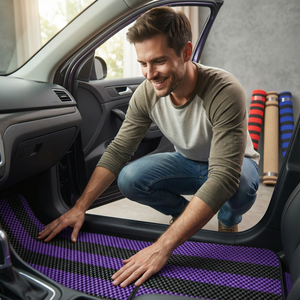 Alfombrillas Personalizadas para Auto ARTES, Alfombrillas de TPE para <span class=keywords><strong>Interior</strong></span> de Auto, Antideslizantes, Impermeables, de Lujo, 6mm de Grosor, Juego Completo, Formas Personalizables - Product Image 6