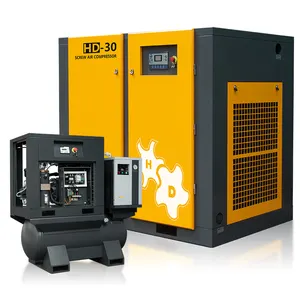 Hande compressor de ar, china compressor de ar industrial fornecedor 30kw 40hp parafuso de velocidade fixo compressor de ar 0.6mpa compressor de ar