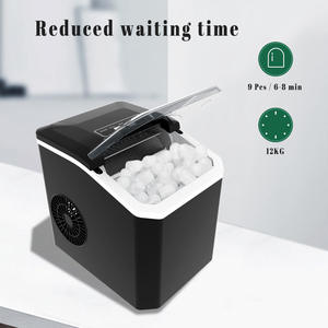 Machine à glaçons électrique portable en acier inoxydable avec une production quotidienne de 12 kg, faible niveau sonore, pour usage domestique, extérieur et commercial, idéale pour les fêtes - Product Image 6