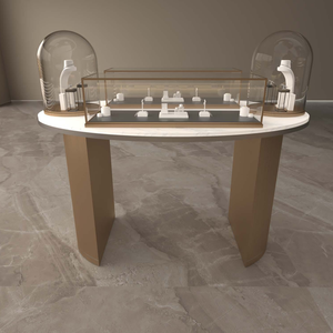 Sang trọng đồ trang sức bằng gỗ cửa hàng tủ trưng bày thiết kế nội thất <span class=keywords><strong>2025</strong></span> thiết kế mới Glass <span class=keywords><strong>Led</strong></span> đồ trang sức ánh Sáng Giới Thiệu - Product Image 2