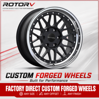 Jantes en alliage forgé sur mesure RT-X 2 pièces 16-24 pouces 6x139.7 pour Toyota Hiace Land Cruiser Prado Tacoma Hilux Fortuner SUV