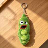 Porte-clés en peluche personnalisé, en coton PP doux, pendentif rembourré, OEM ODM, cadeau promotionnel pour fête