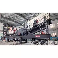 Station mobile MTF Type de roue Machine d'extraction industrielle de haute qualité Granit et autre ligne de production de concassage de pierre
