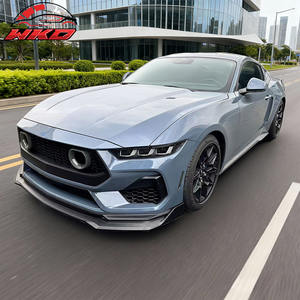 Protector de Parachoques Delantero para Ford Mustang 2024-2026, 3 Piezas, Spoiler Negro Brillante, Difusor Inferior, Protector de Mentón - Product Image 2