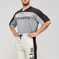 T-shirts en maille surdimensionnés et courts personnalisés pour hommes, T-shirts de fitness en maille à sublimation pour hommes, maillots de football pour hommes, chemise pour hommes
